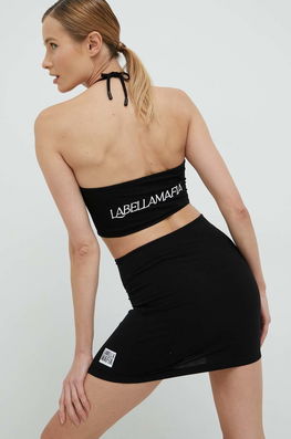 LaBellaMafia Rochie Culoarea Negru, Mini, Mulata