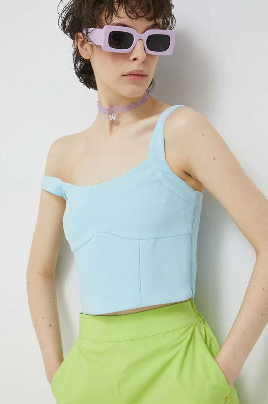 Abercrombie & Fitch Top Albastru