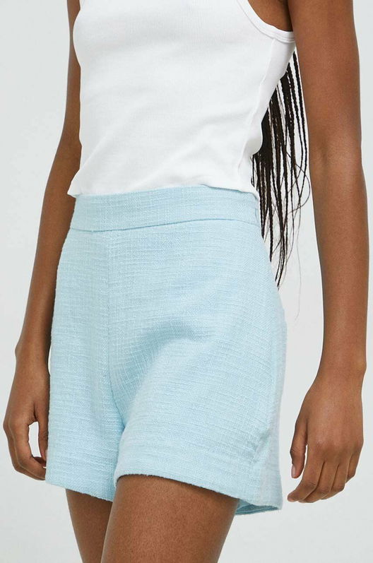 Abercrombie & Fitch Pantaloni Scurti Femei, Neted, High Waist Albastru