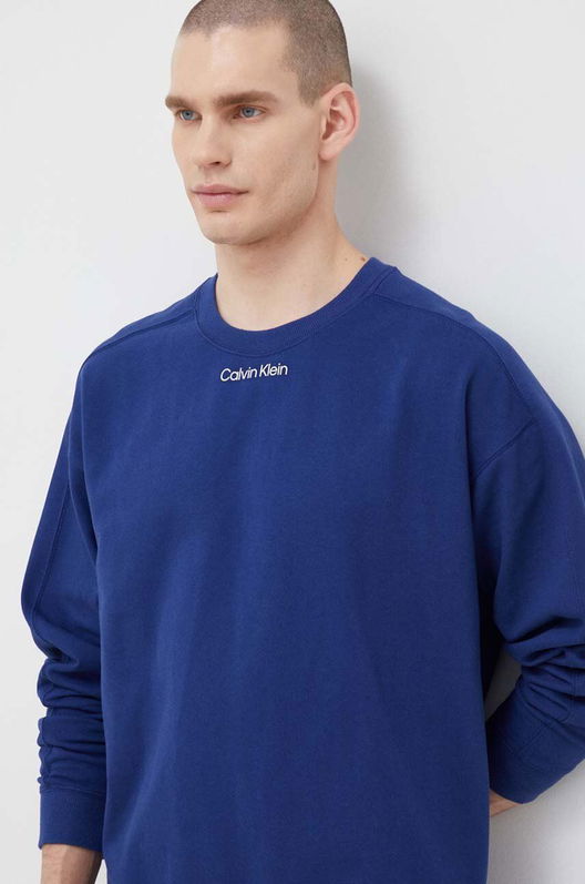 Calvin Klein Performance Bluză Trening CK Athletic Neted Albastru