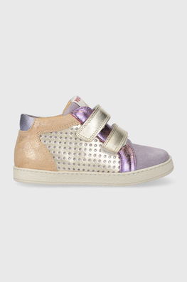 Pom D'api Teniși Din Piele Copii Culoarea Violet