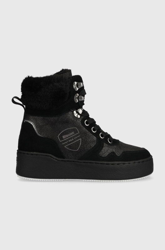 Blauer Botine Madeline Femei, Culoarea Negru, Cu Platforma, Izolat, F3MADELINE09.SHM