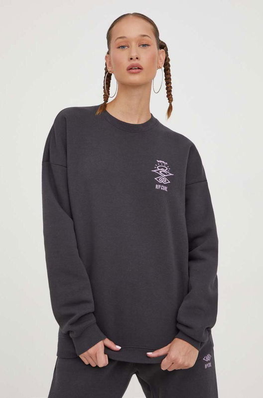 Rip Curl Bluza Femei, Culoarea Negru, Neted