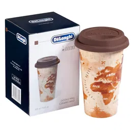Cana termica De'Longhi THE ADVENTURER, Ceramica, Perete dublu, 300 ml