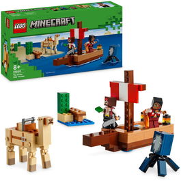 LEGO® Minecraft® - Calatorie pe corabia de pirati 21259, 166 piese