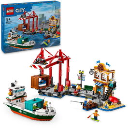 LEGO® City - Port si nava de transport marfa 60422, 1226 piese