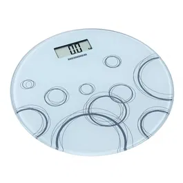 Cantar de baie HBS-WH150R, 150 kg, Display LCD, Alb