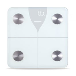 Cantar de baie HBS-BT, 180 kg, Functie Bluetooth, Display LED, Alb
