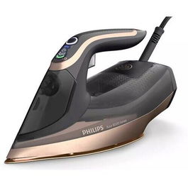 Fier de calcat DST8041/80, 3000 W, Sistem anti-calcare, Rezervor de apa 350 ml, Negru/Auriu