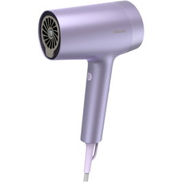Uscator de par Seria 7000 BHD720/10, 1800W, tehnologie ThermoShield Advanced, ingrijire cu ioni minerali, 2 setari de viteza, 4 setari de temperatura, cap de coafare 11 mm, difuzor magnetic, Violet metalizat