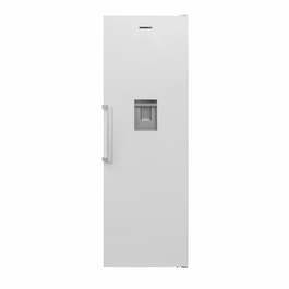 Frigider cu o usa Heinner HF-V401NFWDE++, 389 l, No Frost, Control electronic, Dozator de apa, Iluminare LED, Clasa E, H 186 cm, Alb