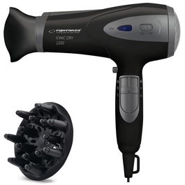 Uscator de par EBH005K, 2200W, difuzor par, Negru