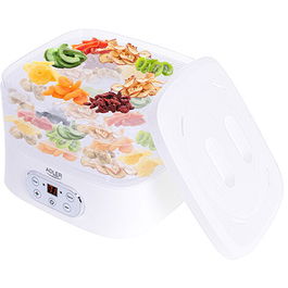 Deshidrator fructe si legume AD 6658, 550 W, afisaj LCD, Alb
