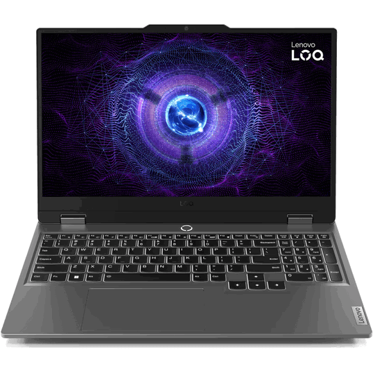 Laptop Lenovo Gaming 15.6'' LOQ 15IRX9, FHD IPS 144Hz, Procesor Intel® Core™ i5-13450HX (20M Cache, up to 4.60 GHz), 24GB DDR5, 1TB SSD, GeForce RTX 4050 6GB, No OS, Luna Grey