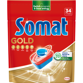 Detergent pentru masina de spalat vase Somat Gold, 34 spalari