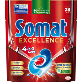 Detergent pentru masina de spalat vase Somat Excellence, 28 spalari