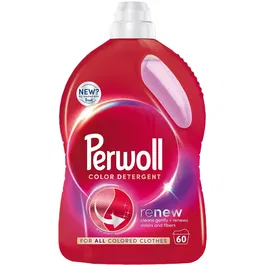 Detergent lichid pentru rufe Perwoll Renew Color, 60 spalari, 3000 ml
