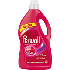 Detergent lichid pentru rufe Perwoll Renew Color, 75 spalari, 3750 ml