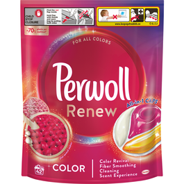 Detergent de rufe capsule Perwoll Renew Color, 42 spalari