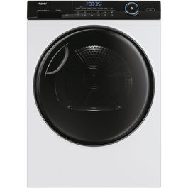 Uscator de rufe Haier HD90-A3959-S, I-Pro Seria 5, 9 kg, Pompa de caldura, Inverter, Wi-Fi, iRefresh, iTime, Pillow Drum, Clasa A+++, Alb