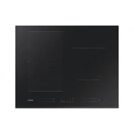 Plita incorporabila Haier HAMTSJ54MB1, 60 cm, Multizone, Inductie, VaryCook, Wi-Fi, 15 nivele de putere, 6 zone de gatit, Negru