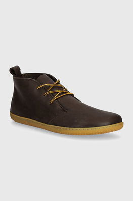 Vivobarefoot Pantofi De Piele GOBI III Barbati, Culoarea Negru, 303071 Maro