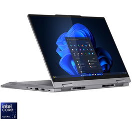 Laptop Lenovo ThinkBook 14 2-in-1 G4 IML cu procesor Intel® Core™ Ultra 5 125U pana la 4.3GHz, 14,WUXGA, IPS, Touch, 1x 16GB SO-DIMM DDR5-5600, 512GB SSD, Intel® Graphics, Windows® 11 Pro, Luna Grey, 3Y Courier/Carry-in