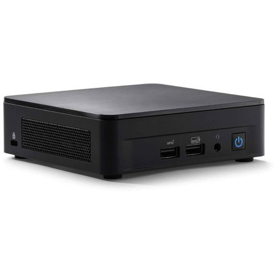 Mini PC Asus NUC 13 Pro NUC13ANKi3 cu procesor Intel® Core™ i3-1315U pana la 4.50 GHz, fara RAM, fara stocare, Intel® UHD Graphics , No OS, EU cord, Black