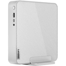 Sistem Desktop PC Lenovo IdeaCentre Mini 01IRH8 cu procesor Intel® Core™ i5-13420H pana la 4.60 GHz, 32GB DDR4, 1TB SSD, Intel® UHD Graphics, No OS, Cloud Grey