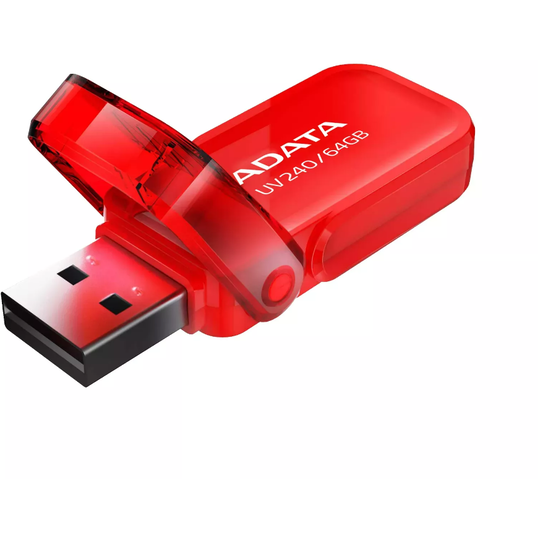 Stick memorie ADATA UV240, 64GB, USB 2.0, Red