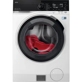 RESIGILATA ! Masina de spalat rufe cu uscator AEG LWR98165XE Seria 9000 Ruby, 10 + 6 kg, 1600 rpm, Clasa C, AbsoluteCare, SensiDry, ProSense, Pompa de Caldura, Motor Inverter, Wi-Fi, Afisaj LED