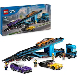 LEGO® City - Camion transportor de masini sport 60408, 998 piese