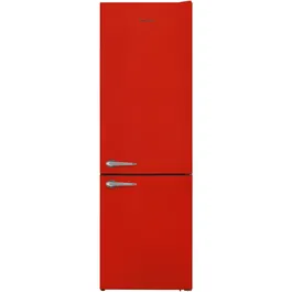 Combina frigorifica Fram FC-VRL2681RDE++, 268 l, Less Frost, Clasa E, Iluminare LED, Control mecanic, H 170 cm, Rosu