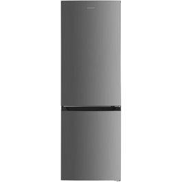 Combina frigorifica Heinner HCNF-HM293XE++, 293 l, No Frost, Clasa E, Iluminare LED, Control electronic, H 185 cm, Inox