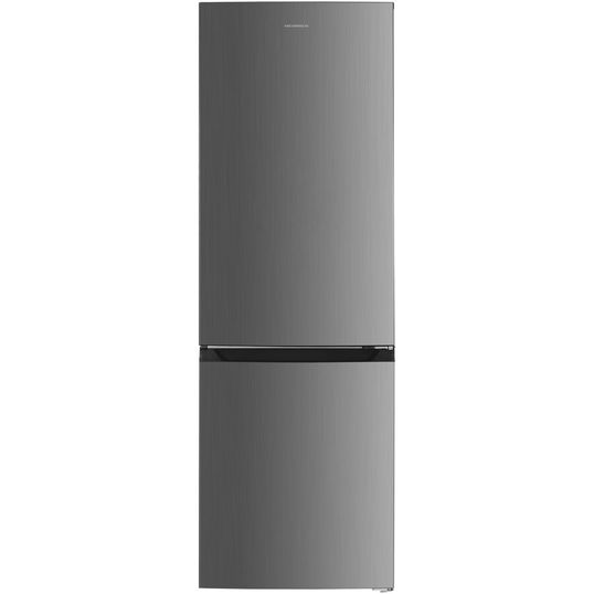 Combina frigorifica Heinner HCNF-HM293XE++, 293 l, No Frost, Clasa E, Iluminare LED, Control electronic, H 185 cm, Inox