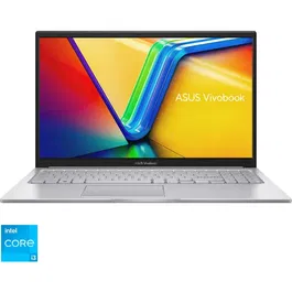 Laptop ASUS 15.6'' Vivobook 15 X1504ZA, FHD, Procesor Intel® Core™ i3-1215U (10M Cache, up to 4.40 GHz, with IPU), 8GB DDR4, 512GB SSD, GMA UHD, No OS, Cool Silver