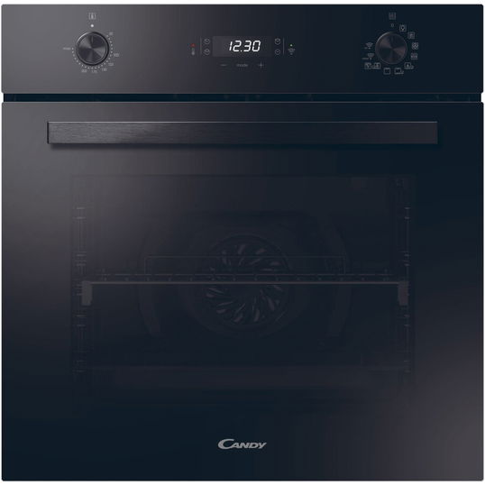 Cuptor incorporabil Candy FMBC P955S E0, 70 l, Autocuratare catalitica, Steam, Conectivitate WiFi/ hOn app, Display touch control, Soft close, Clasa A+, Negru