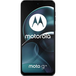 Telefon mobil, Motorola MOTO G14 4+128 DS, Casti cu fir Motorola Pace 105, Gri otel