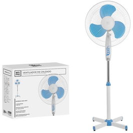 Ventilator cu picior EMMA, 45W, 3 viteze, albastru