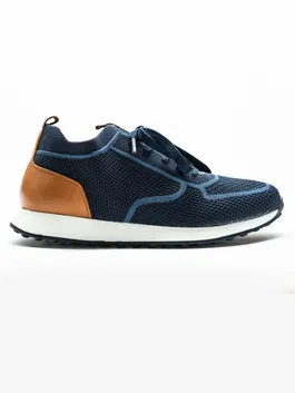 Pantofi Sport Casual Bleumarin Din Material Textil Talpa Ortopedica BMan0415