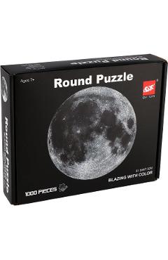 Puzzle rotund 1000 piese. Luna