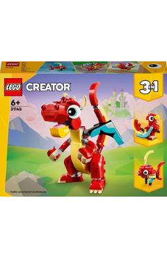 Lego Creator 3 in 1. Dragon rosu