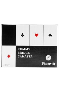 Set 2 pachete carti de joc. Rummy, Bridge, Canasta