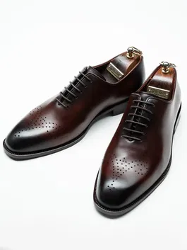 Pantofi Barbati Oxford Maro Pictat Manual Piele Naturala Sarto BMan0412