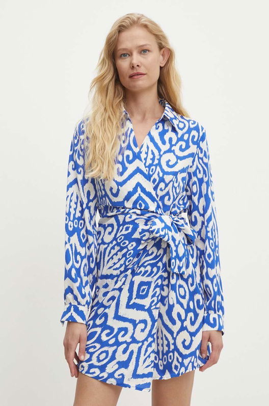 Answear Lab Rochie Mini, Drept Albastru