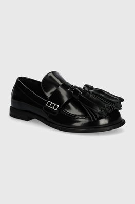 JW Anderson Mocasini De Piele Tassel Femei, Culoarea Negru, Cu Toc Plat, ANW43002A