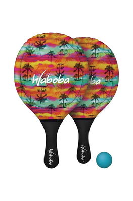 Waboba Set Cu Vâsle și Mingi De Plajă Beach Paddle Rosu