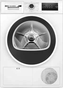 Uscator de rufe Bosch Seria 4 WTH83256BY, 8 kg, Pompa de caldura, Auto Dry, design AntiVibration, Clasa A++