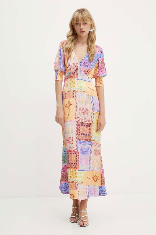 Never Fully Dressed Rochie May Maxi, Drept, NFDDR1495 Multicolor