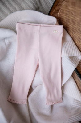Tartine Et Chocolat Leggins Din Bumbac Pentru Copii Culoarea Roz, Neted, TZ24001